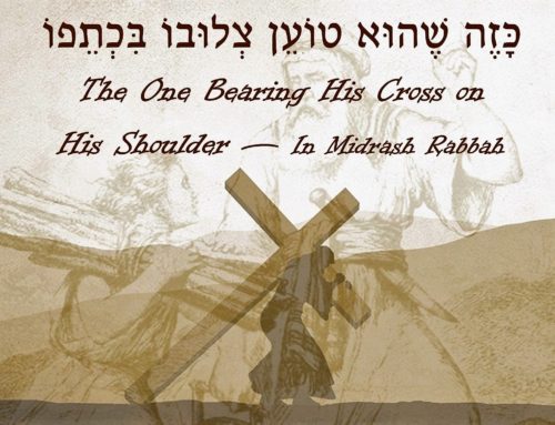 The Mysterious Midrash of a Man Carrying His Cross